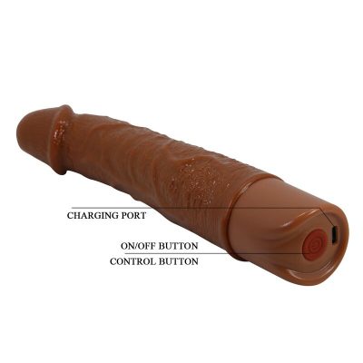 Pretty love - vibrador realista leonardo 20 cm ø 4 cm marrom - image 8