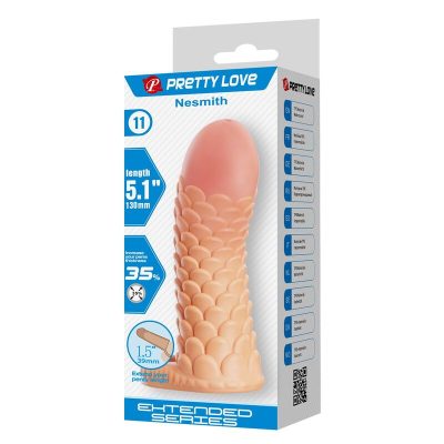 Pretty love - nesmith manga extensora de pênis 13 cm ø 3,8 cm natural - image 7