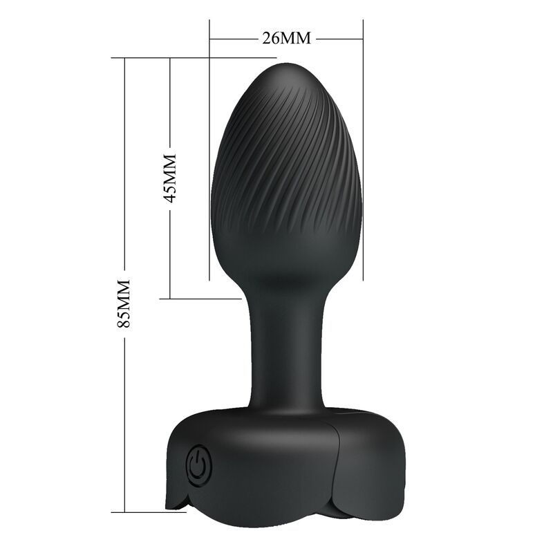 PRETTY LOVE - PLUG ANAL VIBRATÓRIO RECARREGÁVEL COM 10 MODOS - PRETO 5 Pretty love - plug anal vibratório recarregável com 10 modos - preto - image 5