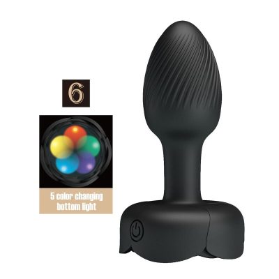 PRETTY LOVE - PLUG ANAL VIBRATÓRIO RECARREGÁVEL COM 10 MODOS - PRETO 9 Pretty love - plug anal vibratório recarregável com 10 modos - preto - image 2