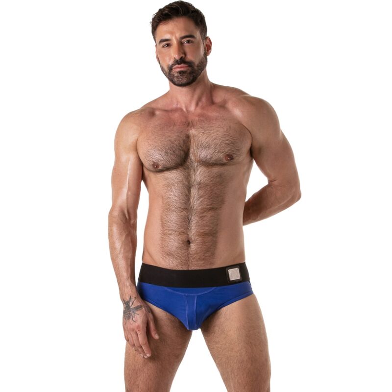 LOCKER GEAR - CUECA JOCKSTRAP AZUL COM CÓS LARGO TAMANHO XL 3 Locker gear - cueca jockstrap azul com cós largo tamanho xl - image 3
