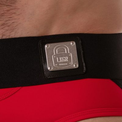 Locker gear - cueca suspensa com cós largo vermelha m - image 4