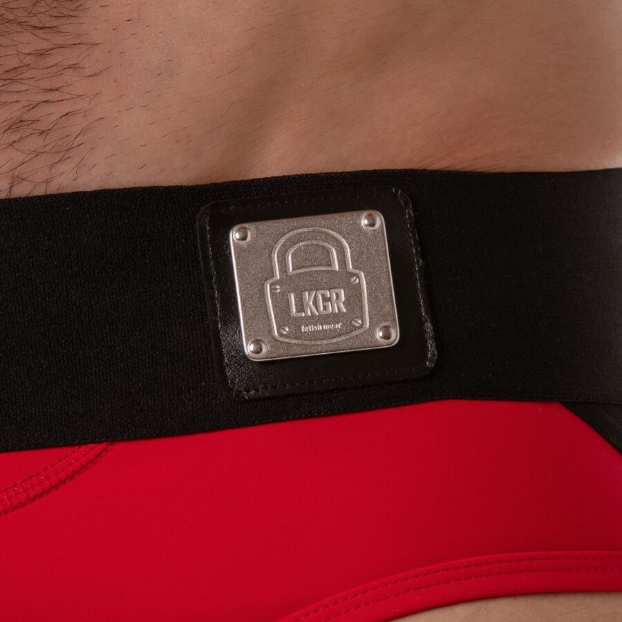 LOCKER GEAR - CUECA SUSPENSA COM CÓS LARGO VERMELHA TAMANHO XL 4 Locker gear - cueca suspensa com cós largo vermelha tamanho xl - image 4