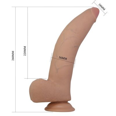 Pretty love - dildo realista quinlan 26 cm ø 5,5 cm natural - image 8