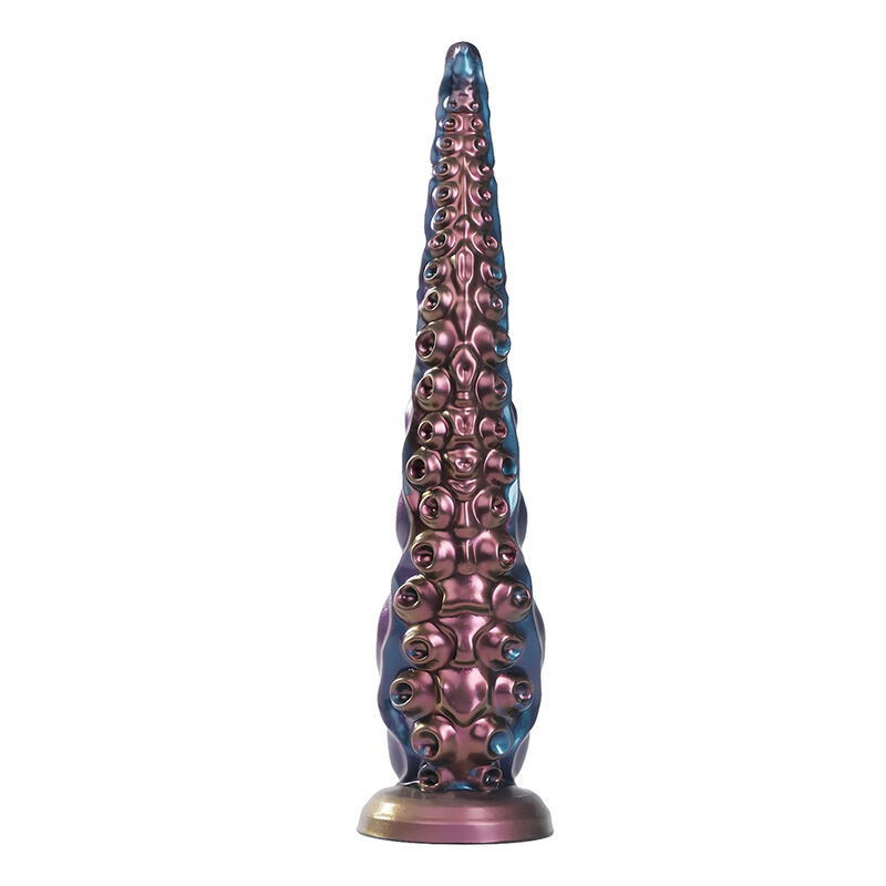 POWER MONSTERS - DILDO DE SILICONE FANTASIA TRICOLOR COM TENTÁCULOS ABISSAIS 46 CM Ø 7 CM 4 Power monsters - dildo de silicone fantasia tricolor com tentáculos abissais 46 cm ø 7 cm - image 4