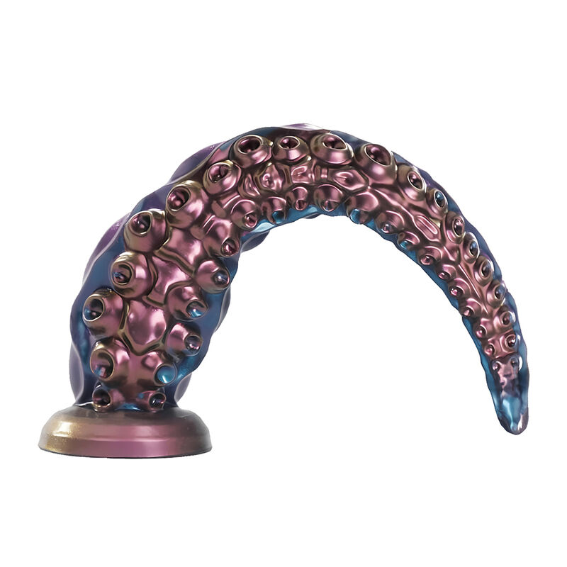 POWER MONSTERS - DILDO DE SILICONE FANTASIA TRICOLOR COM TENTÁCULOS ABISSAIS 46 CM Ø 7 CM 5 Power monsters - dildo de silicone fantasia tricolor com tentáculos abissais 46 cm ø 7 cm - image 5