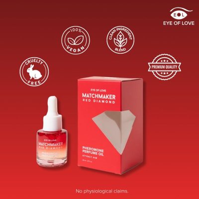 Eye of love - óleo perfume de feromônio red diamond para casabilistas 20 ml - image 2