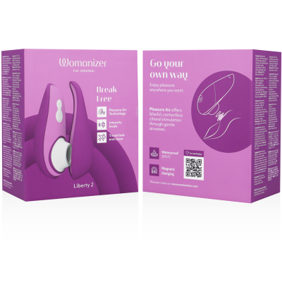 Womanizer - liberty 2 estimulador de clitóris e sucção violeta - image 7