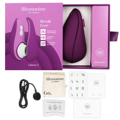 Womanizer - liberty 2 estimulador de clitóris e sucção violeta - image 6