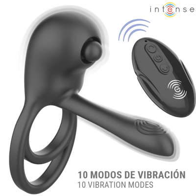 Intense - spike anel peniano vibratório com controle remoto - image 3