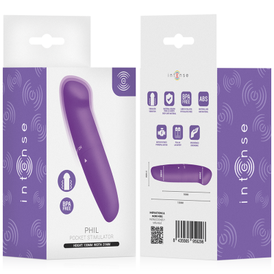 Intense - vibrador phil g-spot roxo 13 cm - image 6