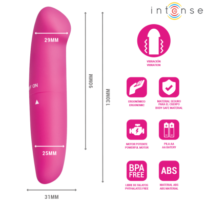Intense - vibrador phil g-spot rosa 13 cm - image 3
