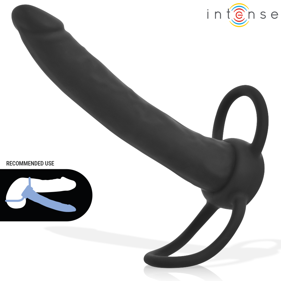 INTENSE - LUCAS DILDO ANAL COM ANEL DE SILICONE PARA PÊNIS E TESTÍCULOS 2 Intense - lucas dildo anal com anel de silicone para pênis e testículos - image 2