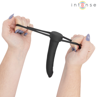 INTENSE - LUCAS DILDO ANAL COM ANEL DE SILICONE PARA PÊNIS E TESTÍCULOS 12 Intense - lucas dildo anal com anel de silicone para pênis e testículos - image 6