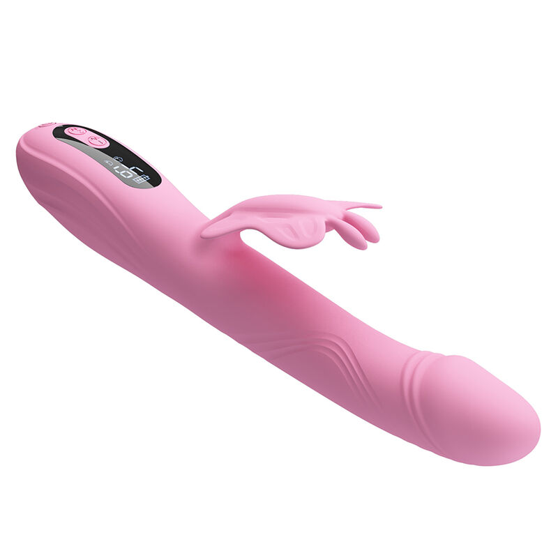 PRETTY LOVE - VIBRADOR BELLA RABBIT COM ESTIMULAÇÃO DE BORBOLETA E LED ROSA 5 Pretty love - vibrador bella rabbit com estimulação de borboleta e led rosa - image 5