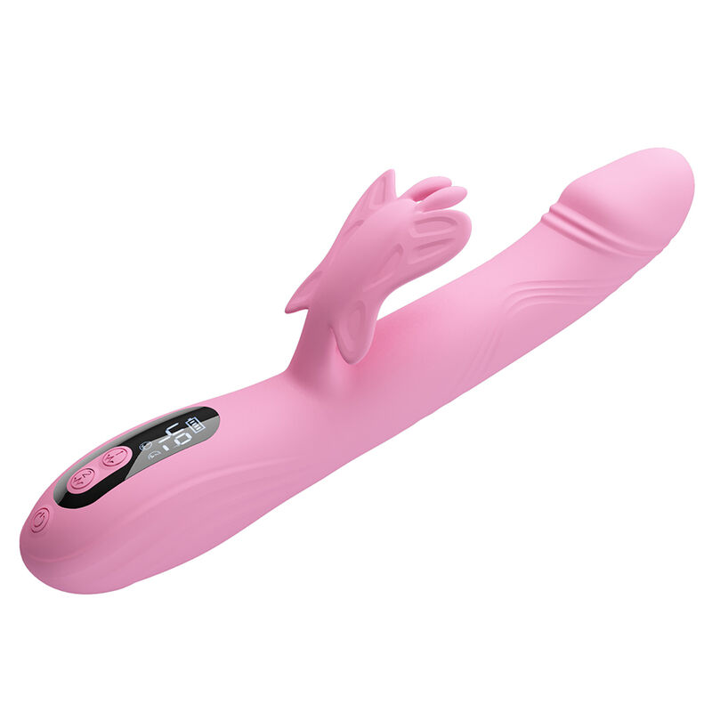PRETTY LOVE - VIBRADOR BELLA RABBIT COM ESTIMULAÇÃO DE BORBOLETA E LED ROSA 6 Pretty love - vibrador bella rabbit com estimulação de borboleta e led rosa - image 6