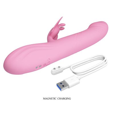 PRETTY LOVE - VIBRADOR BELLA RABBIT COM ESTIMULAÇÃO DE BORBOLETA E LED ROSA 20 Pretty love - vibrador bella rabbit com estimulação de borboleta e led rosa - image 10