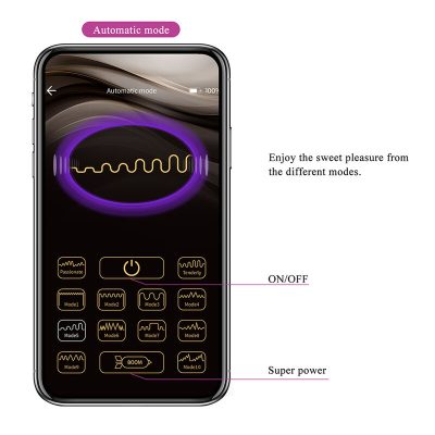 Pretty love - massageador hazelynn com 12 funções e controle por aplicativo (rosa) - image 18