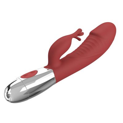 Pretty love - vibrador coelho de jacarandá 30 funções recarregável via usb vermelho - image 8