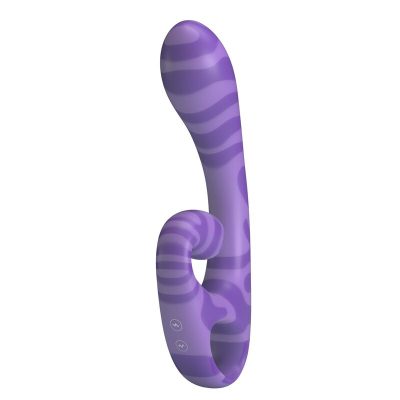 Pretty love - summer vibrador de duas pontas com alça 19 cm ø 3,5 cm roxo - image 7
