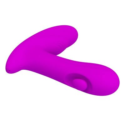 Pretty love - massageador de próstata recarregável bauer com 12 modos - roxo - image 6