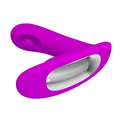 Pretty love - massageador de próstata recarregável bauer com 12 modos - roxo - image 7