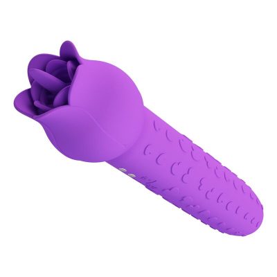 Pretty love - vibrador estimulador oral e clitoriano recarregável dannell, roxo - image 13