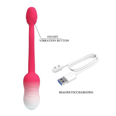 Pretty love - ovo vibratório com controle por app pulsen, 12 funções, recarregável via usb, rosa - image 8