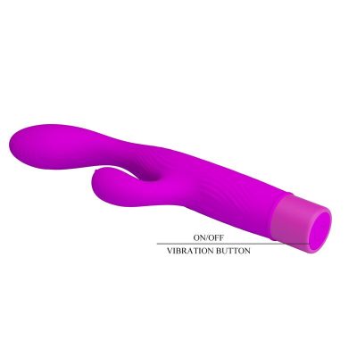 Pretty love - vibrador jene com dupla estimulação do ponto g e do clitóris - roxo - image 6