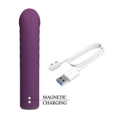 Pretty love - vibrador recarregável ryland com 10 funções - roxo - image 7