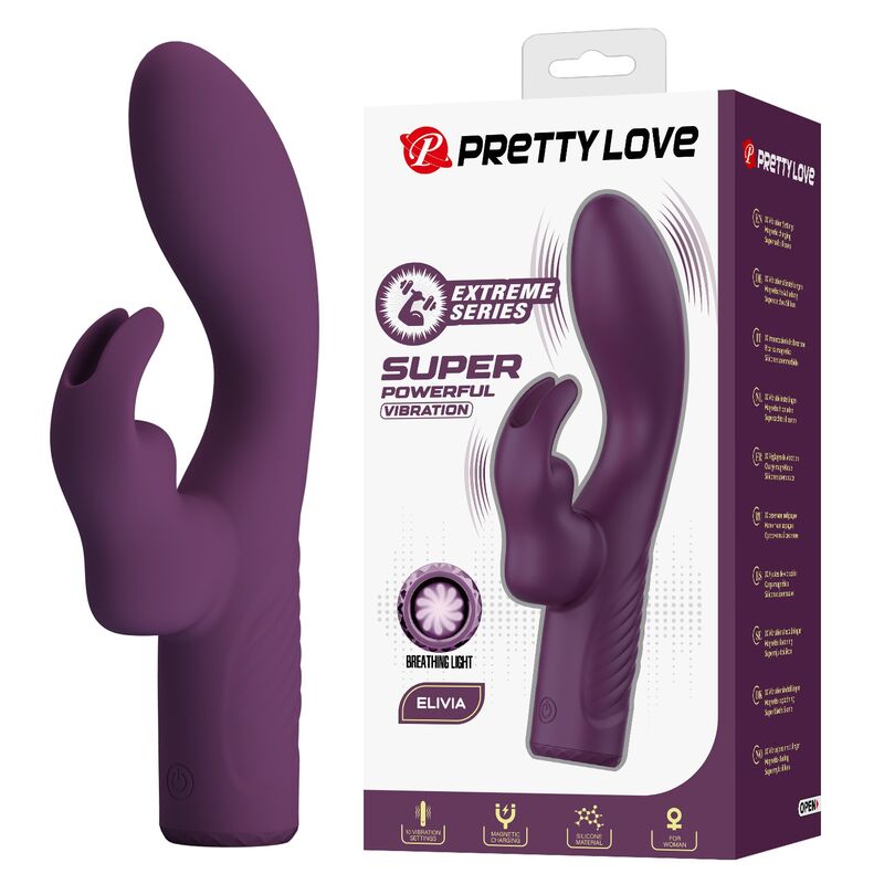 PRETTY LOVE - VIBRADOR COELHO RECARREGÁVEL OLIVIA COM 10 FUNÇÕES 1 Pretty love - vibrador coelho recarregável olivia com 10 funções