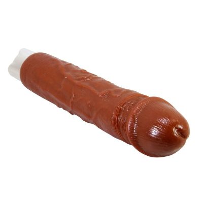 Pretty love - vibrador realista profissional 23,5 cm ø 4,8 cm marrom - image 7
