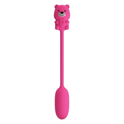Pretty love - vibrador bullet recarregável olson com controle remoto com fio rosa - image 4