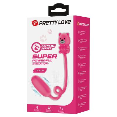 Pretty love - vibrador bullet recarregável olson com controle remoto com fio rosa - image 13