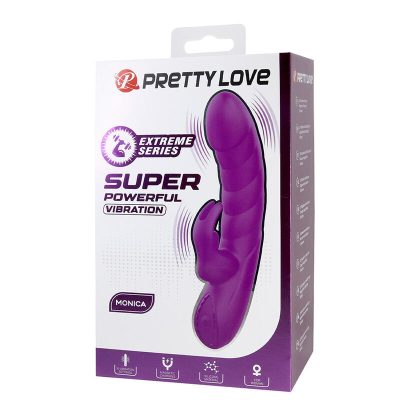 PRETTY LOVE - MONICA VIBRADOR RECARREGÁVEL COM DUPLA ESTIMULAÇÃO PARA PONTO G E CLITÓRIS ROXO 11 Pretty love - monica vibrador recarregável com dupla estimulação para ponto g e clitóris roxo - image 3