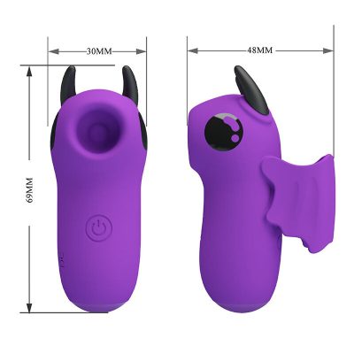 Pretty love - estimulador de dedos recarregável roxo magic devil - image 8