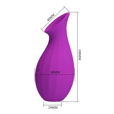 Pretty love - garrafa mágica estimulador clitoriano recarregável por sucção - roxo - image 9