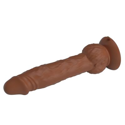 Pretty love - eren, dildo vibratório com empurração, 20,5 cm ø 4,5 cm, marrom - image 4
