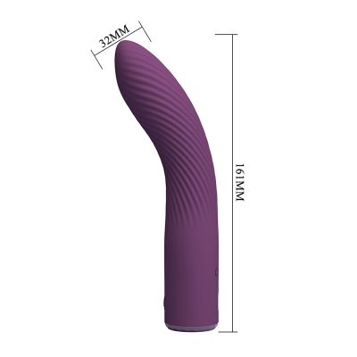 Pretty love - vibrador recarregável kissell com 10 funções - roxo - image 8