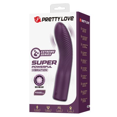 Pretty love - vibrador recarregável kissell com 10 funções - roxo - image 9