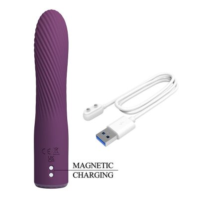 Pretty love - vibrador recarregável kissell com 10 funções - roxo - image 7