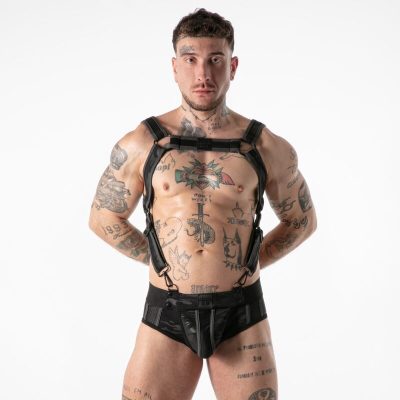 LOCKER GEAR - CINTO DE ACESSO MILITAR COMPLETO PRETO L/XL