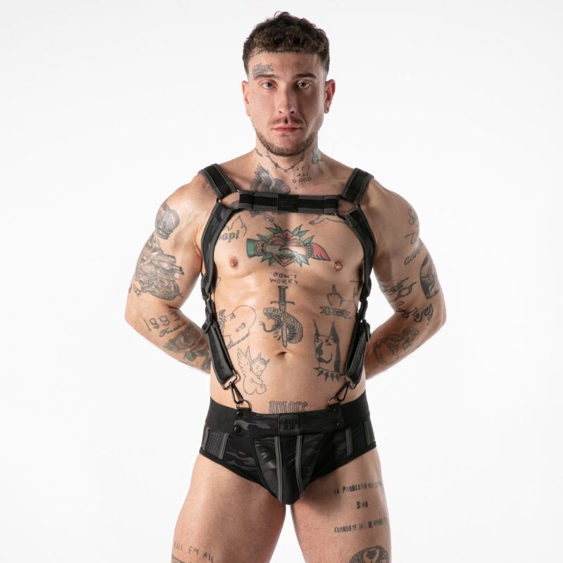 LOCKER GEAR - CINTO DE ACESSO MILITAR COMPLETO PRETO TAMANHO S/M 1 Locker gear - cinto de acesso militar completo preto tamanho s/m