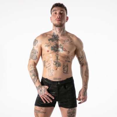 Alternative view of LOCKER GEAR - CAMISETA PRETA CURTA COM ACESSO MILITAR COMPLETO - TAMANHO L