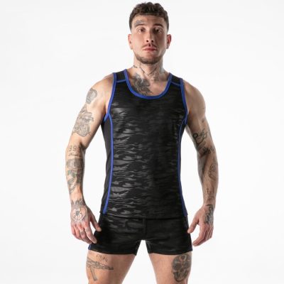 Alternative view of LOCKER GEAR - REGATA AZUL COM ACESSO MILITAR COMPLETO - TAMANHO XL