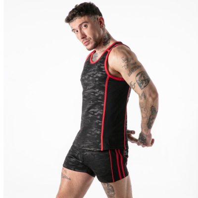 LOCKER GEAR - REGATA FULL MILITARY ACCESS VERMELHA TAMANHO XL