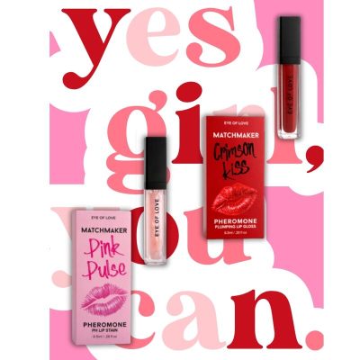 Eye of love - matchmaker crimson kiss brilho labial vermelho com efeito volumizador e feromônios 8,5 ml - image 8