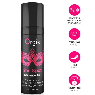ORGIE - SHE SPOT G-SPOT GEL ÍNTIMO PARA EXCITAÇÃO 15 ML
