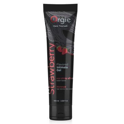 Orgie - lubrificante em tubo sabor morango, gel íntimo à base de água, 100 ml - image 2