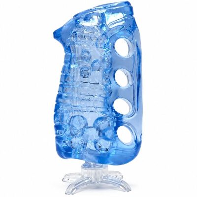 Fleshlight – fleshskins grip blue ice masturbador manual masculino azul - image 2